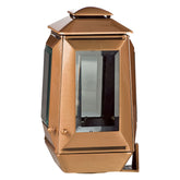 Lampada a candela monumento in ottone, 27,5 x 16 cm